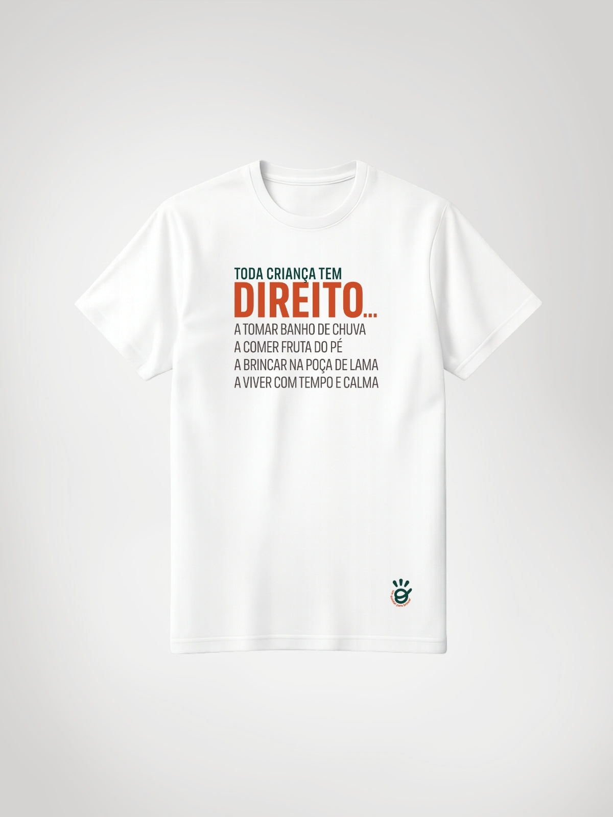 Camiseta Infantil Toda Criança tem Direito - Collab Obaobá & Brincaê