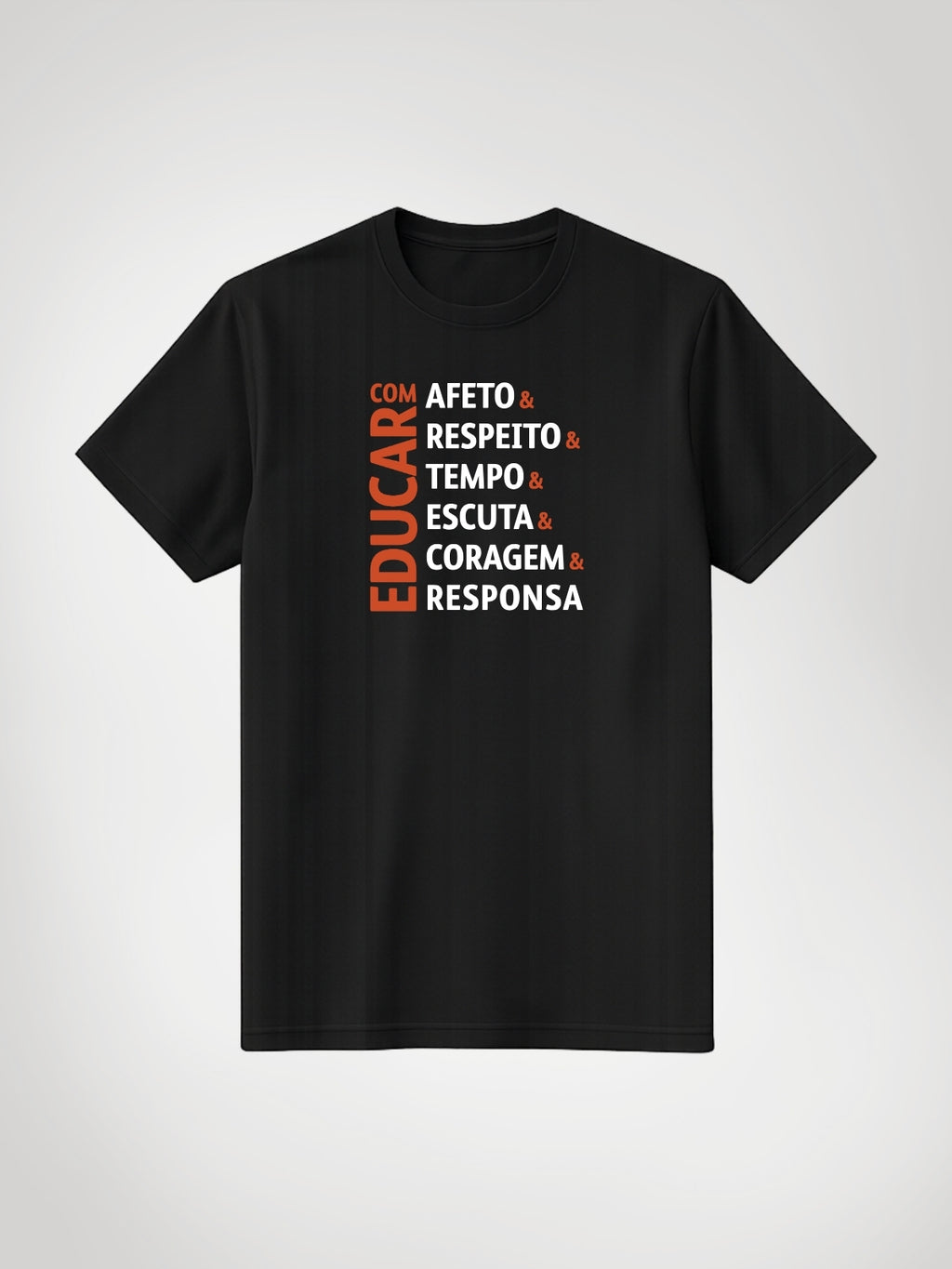 Camiseta Educar com Responsa - Obaobá & Brincaê