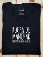 Camiseta Infantil Roupa de Manchar - Brincaê