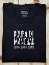 Camiseta Infantil Roupa de Manchar - Brincaê