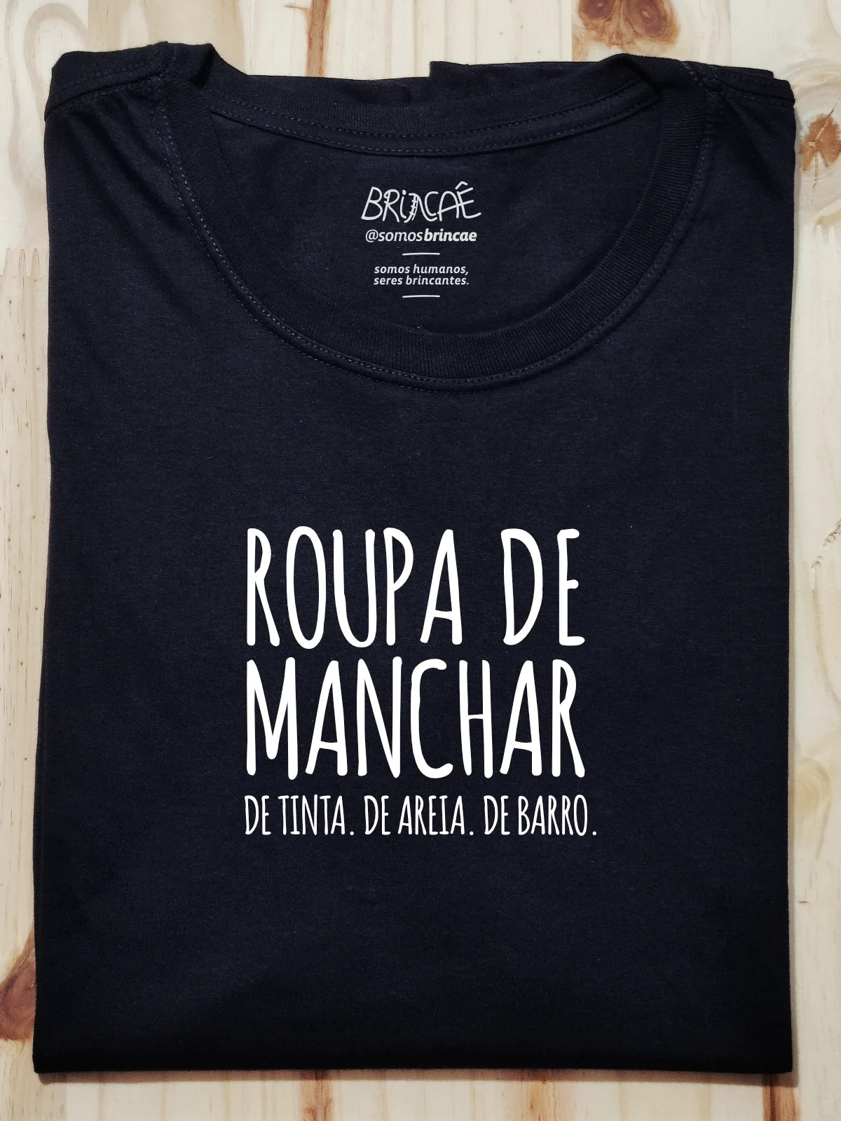 Camiseta Infantil Roupa de Manchar - Brincaê