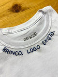 Camiseta Infantil Bordada Brinco, Logo Existo - Brincaê