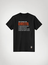 Camiseta Infantil Toda Criança tem Direito - Collab Obaobá & Brincaê
