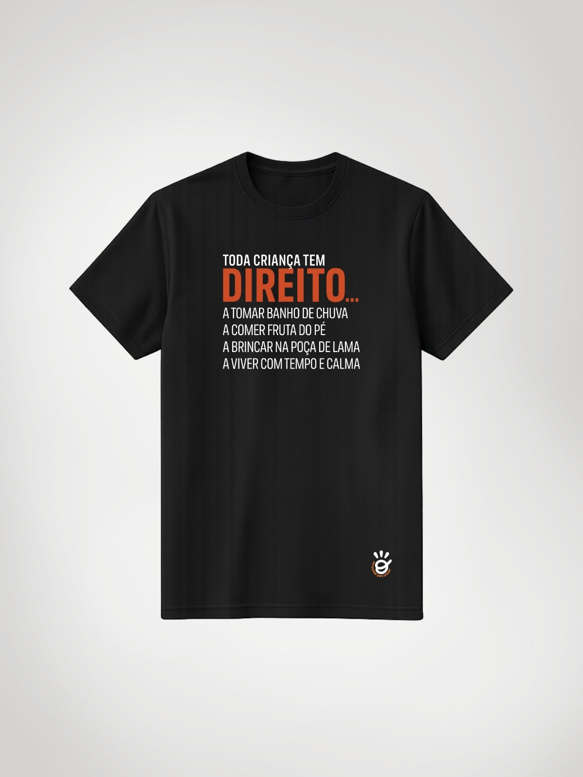 Camiseta Infantil Toda Criança tem Direito - Collab Obaobá & Brincaê