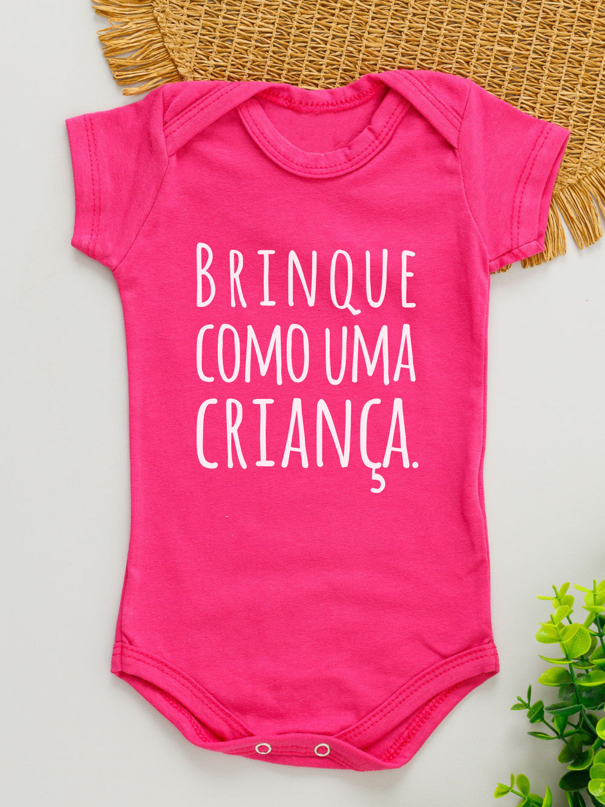 Body Suedine Curto Brinque Como uma Criança
