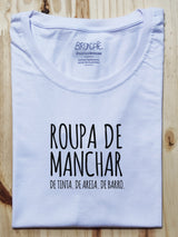 Camiseta Infantil Roupa de Manchar - Brincaê