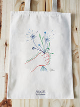 Ecobag Criança é Gente Presente - Collab Romã Rettamozo & Brincaê