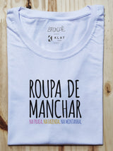 Camiseta Infantil Roupa de Manchar na Viagem - Collab Klat Kids & Brincaê