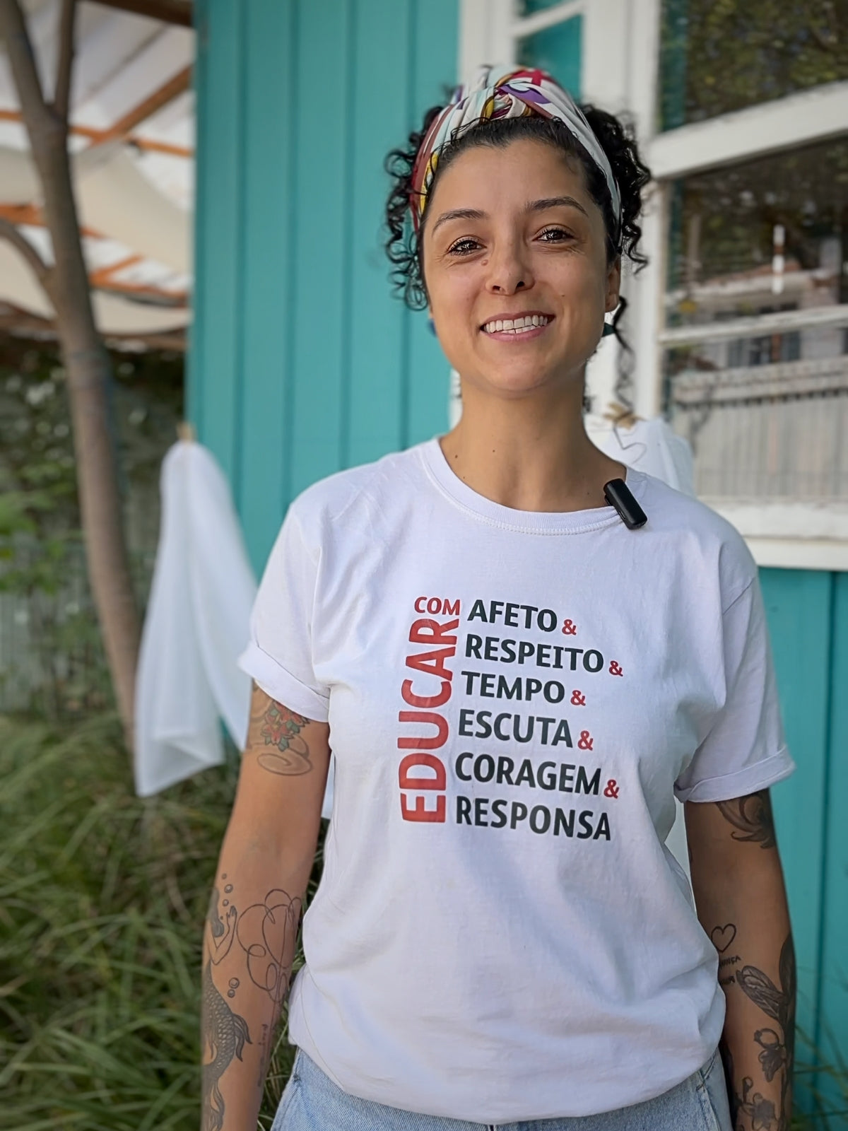 Camiseta Educar com Responsa - Obaobá & Brincaê