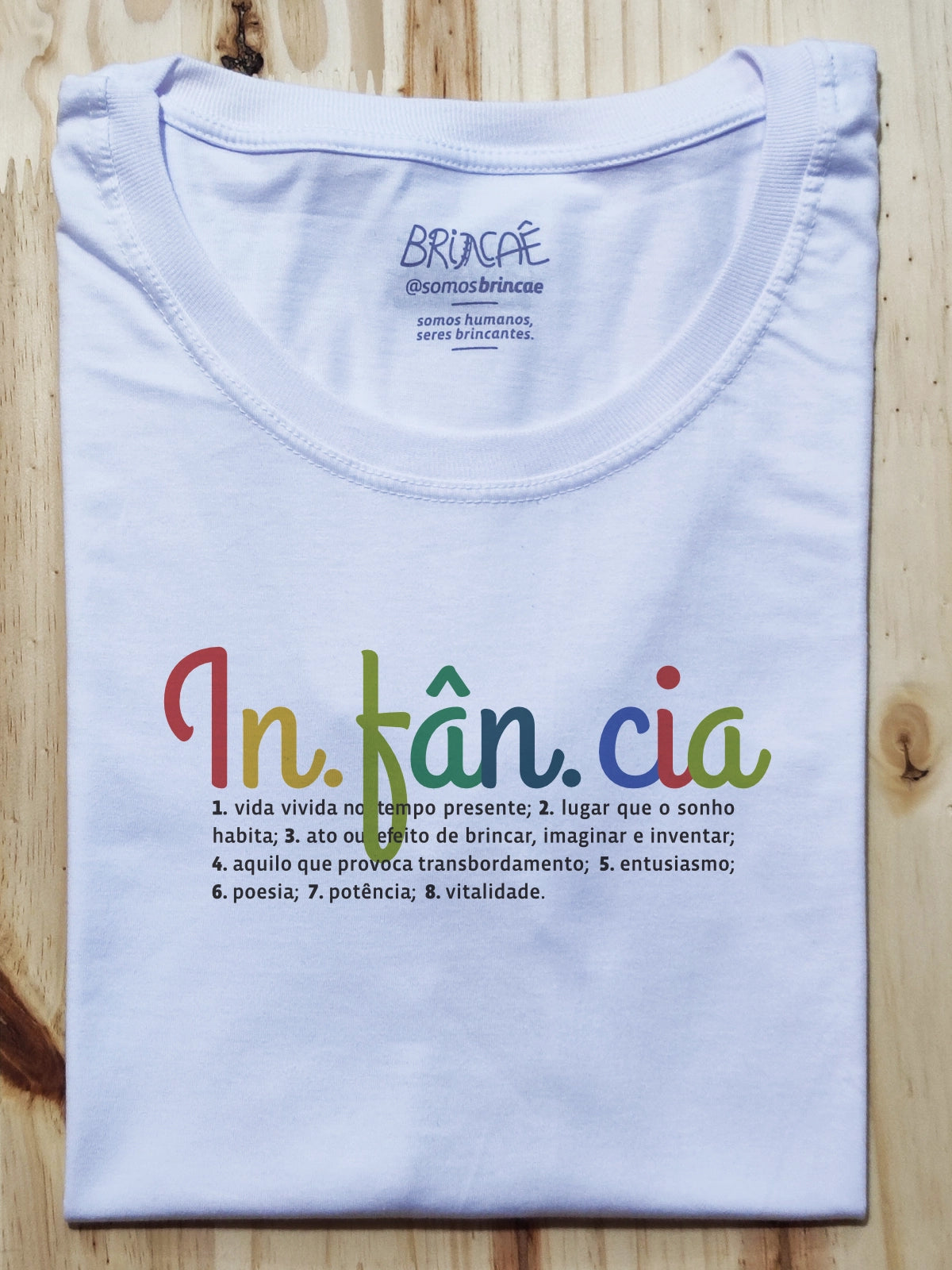 Camiseta Infantil Infância Poética - Brincaê