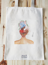 Ecobag Deixa Brincar a Criança que te Habita - Collab Romã Rettamozo & Brincaê