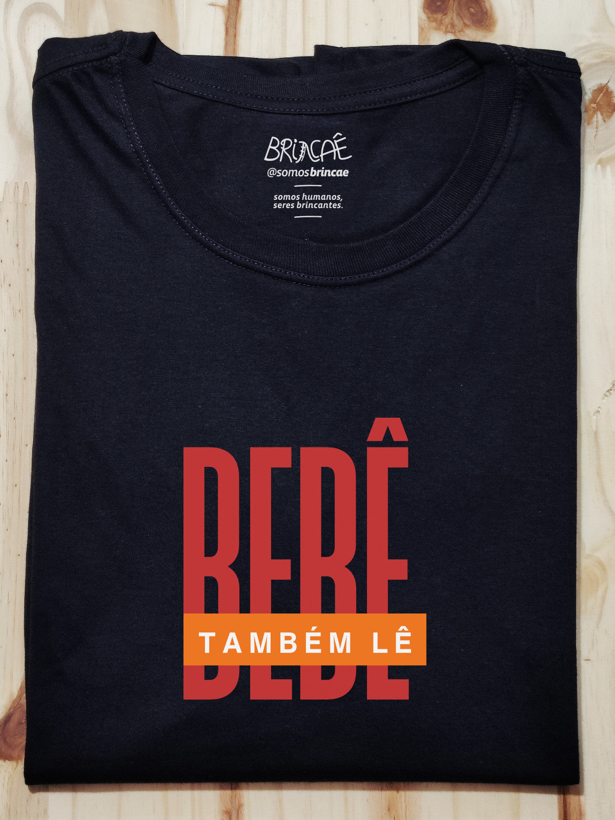 Camiseta Bebê também lê