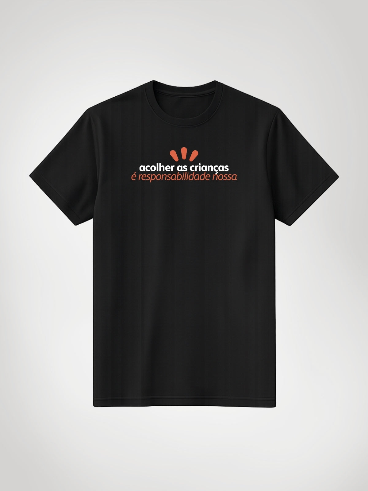 Camiseta Acolher as Crianças - Obaobá & Brincaê
