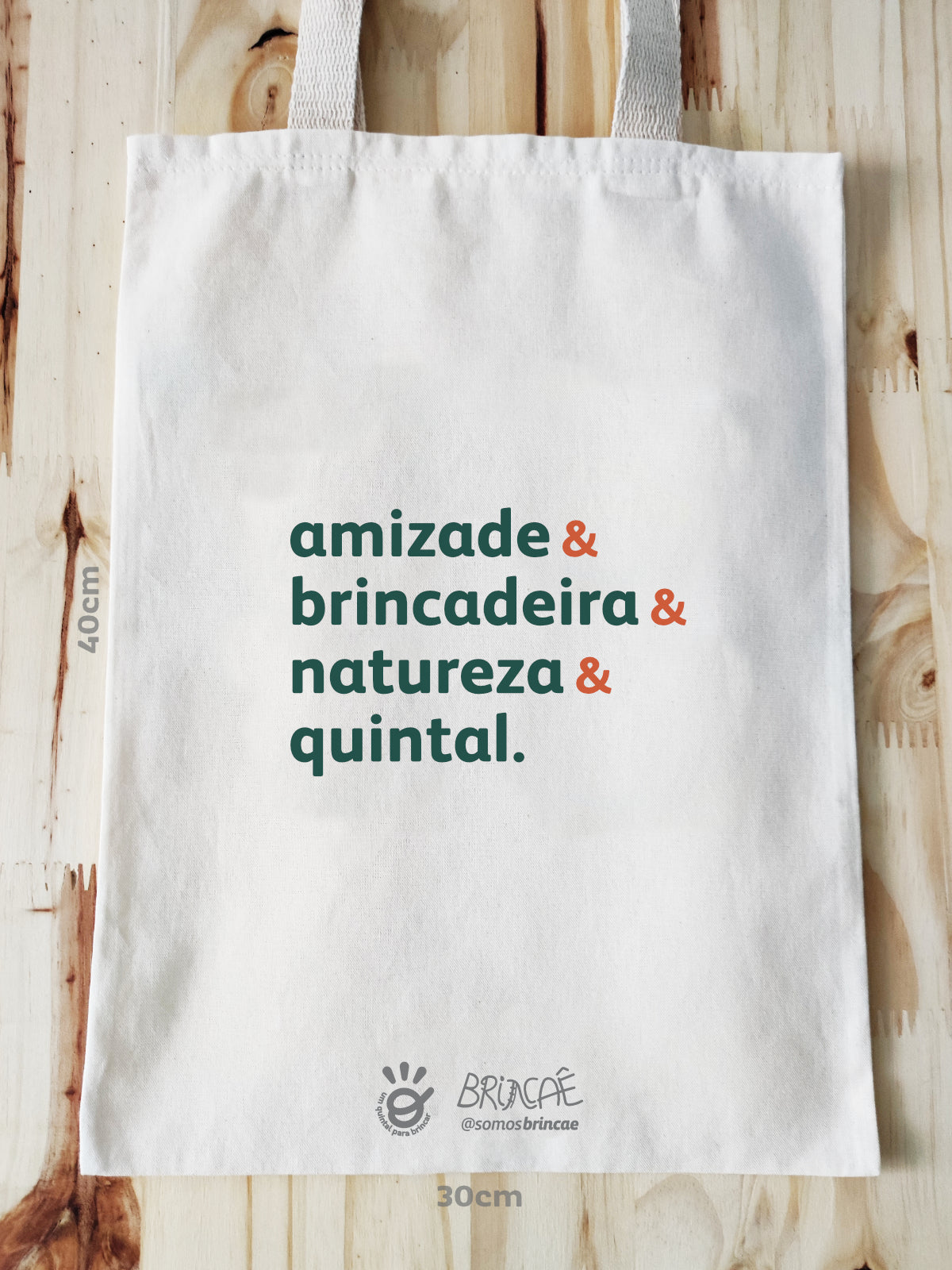 Ecobag Infância no Quintal - Obaobá & Brincaê