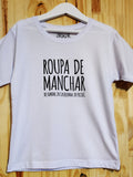 Camiseta Infantil Roupa de Manchar: Tipos de Sorvete - Brincaê