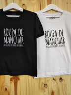 Camiseta Infantil Roupa de Manchar: Nomes de Sorvete - Brincaê