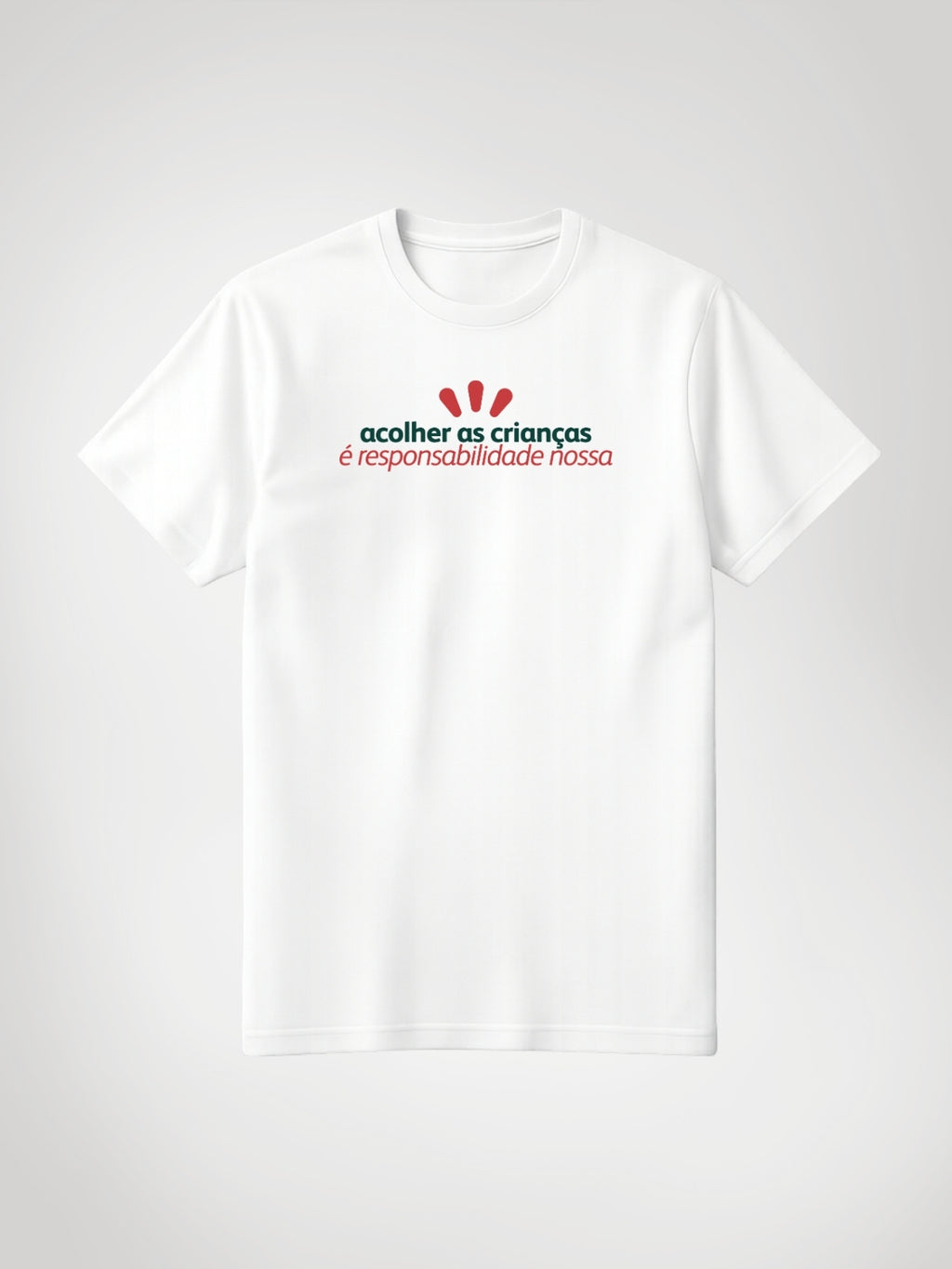Camiseta Acolher as Crianças - Obaobá & Brincaê