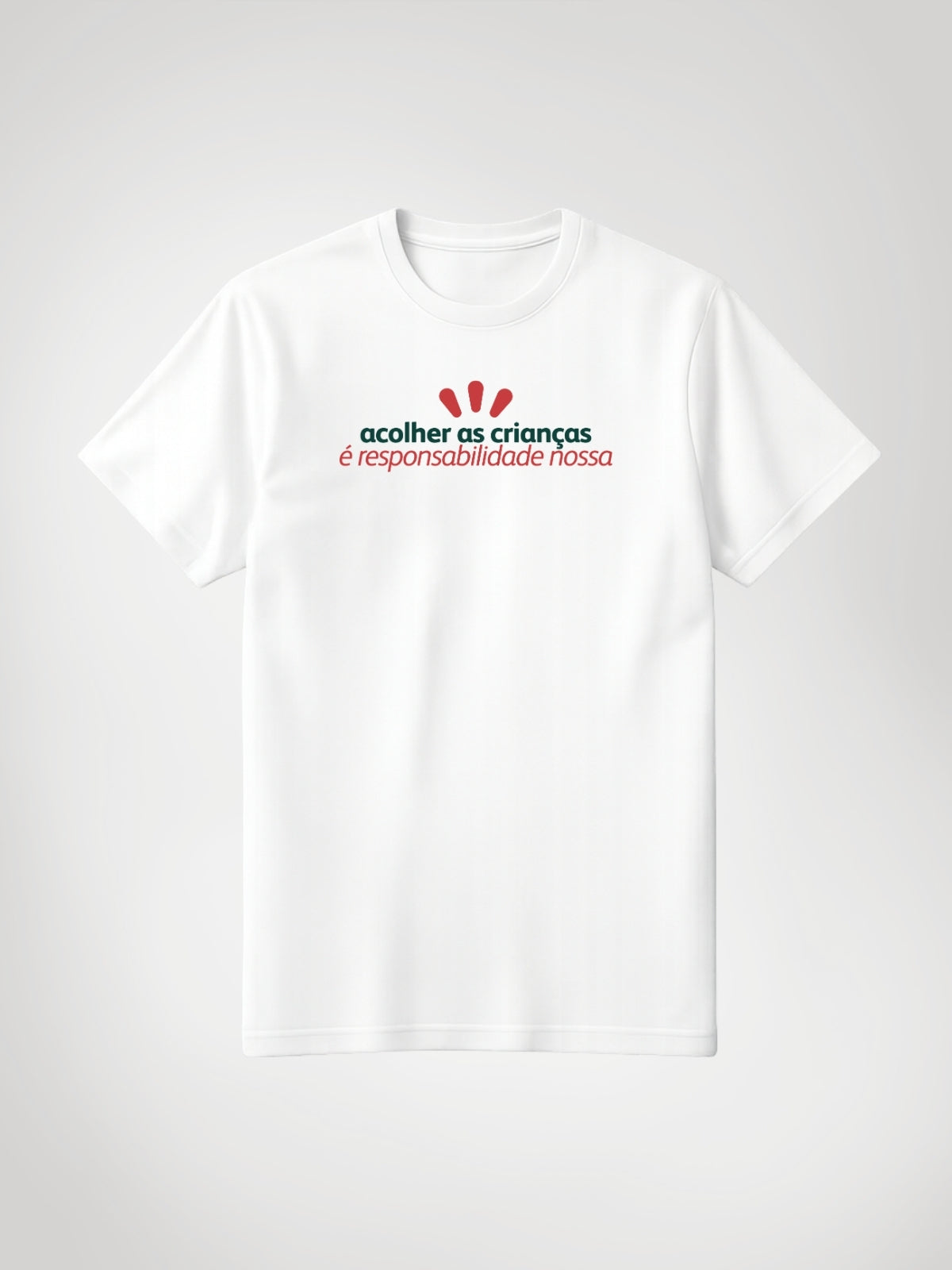 Camiseta Acolher as Crianças - Obaobá & Brincaê