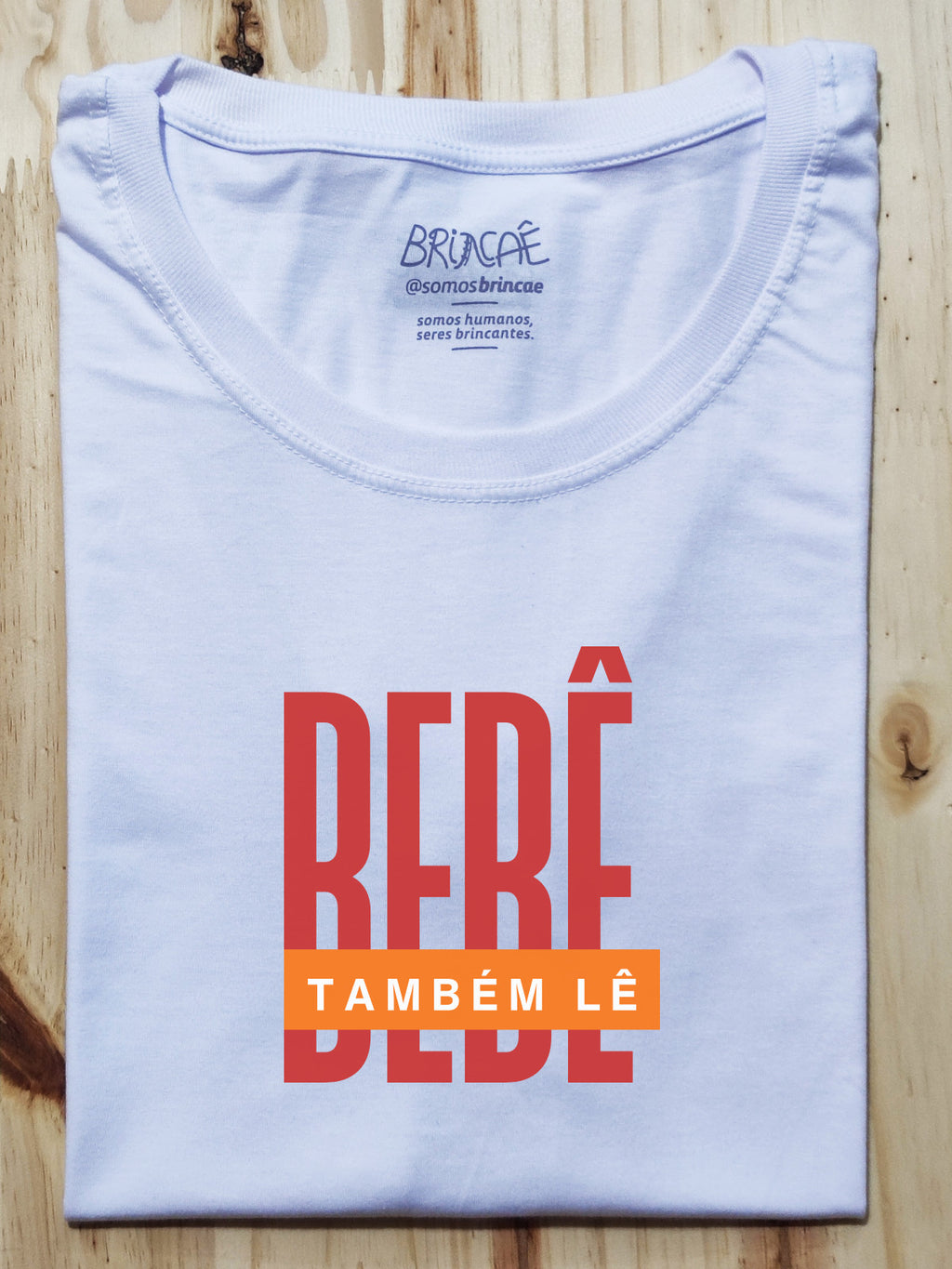 Camiseta Bebê também lê