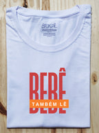Camiseta Bebê também lê