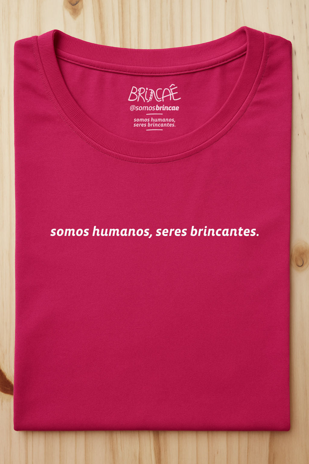 Camiseta Infantil Somos Humanos, Seres Brincantes  - Brincaê Minimal