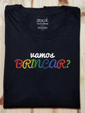 Camiseta Infantil Vamos Brincar - Brincaê