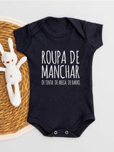 Body Suedine Curto Roupa de Manchar
