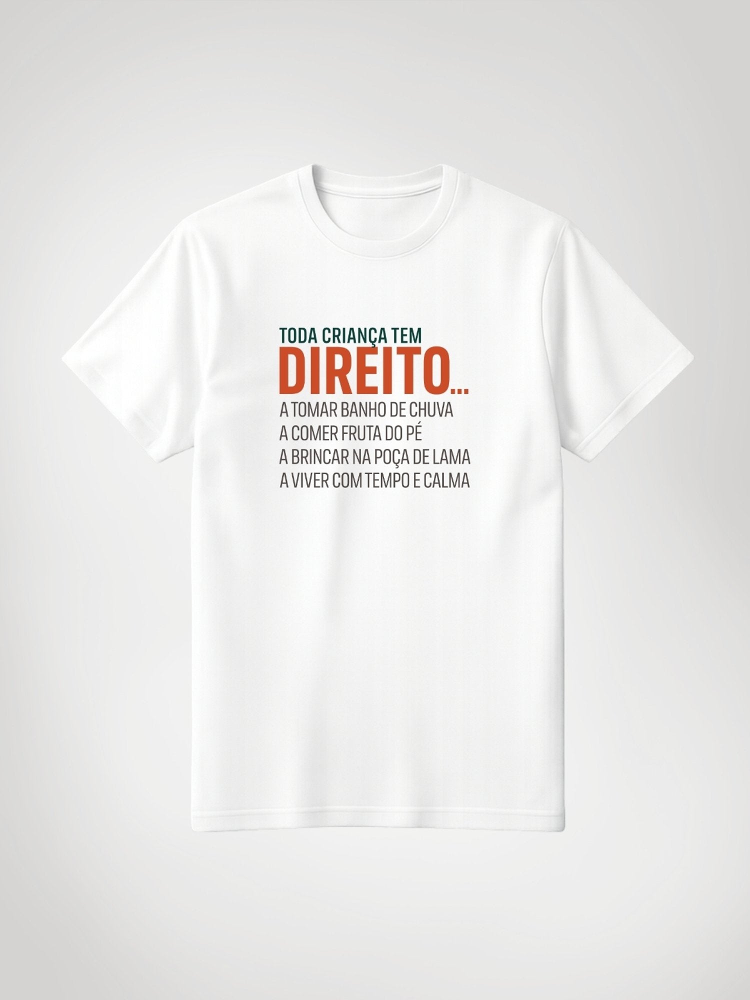 Camiseta Toda Criança tem Direito - Obaobá & Brincaê