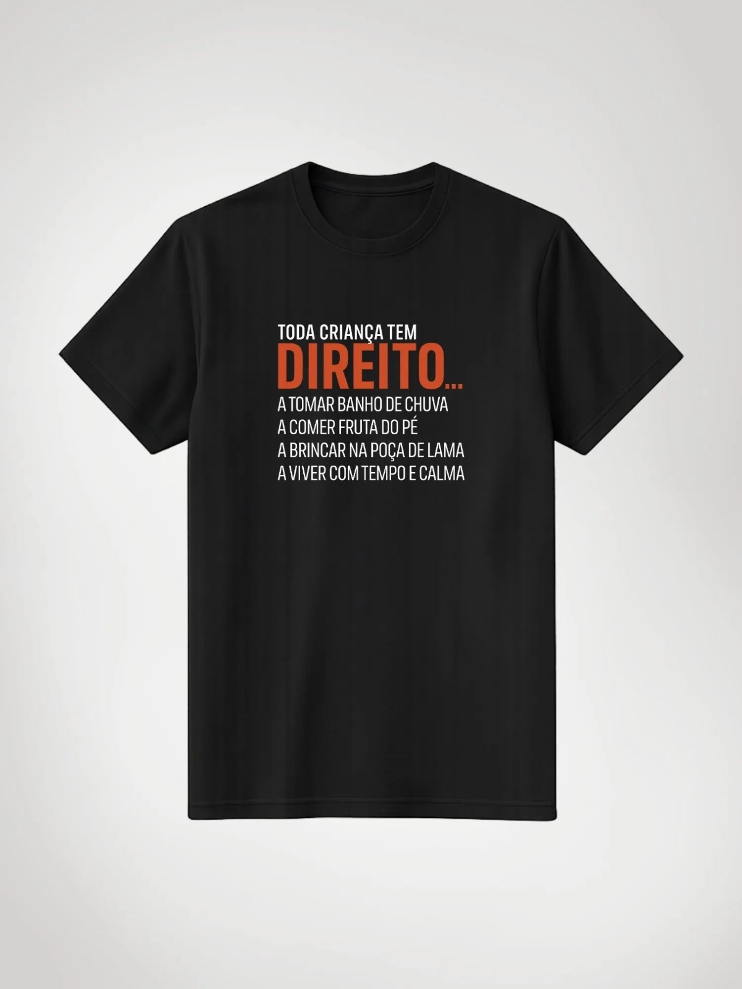 Camiseta Toda Criança tem Direito - Obaobá & Brincaê